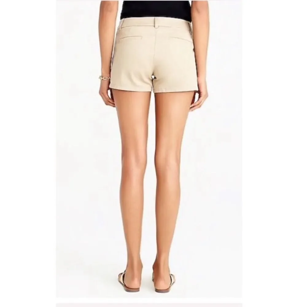 J.Crew Tan Khaki 3” Chino Shorts Size 12